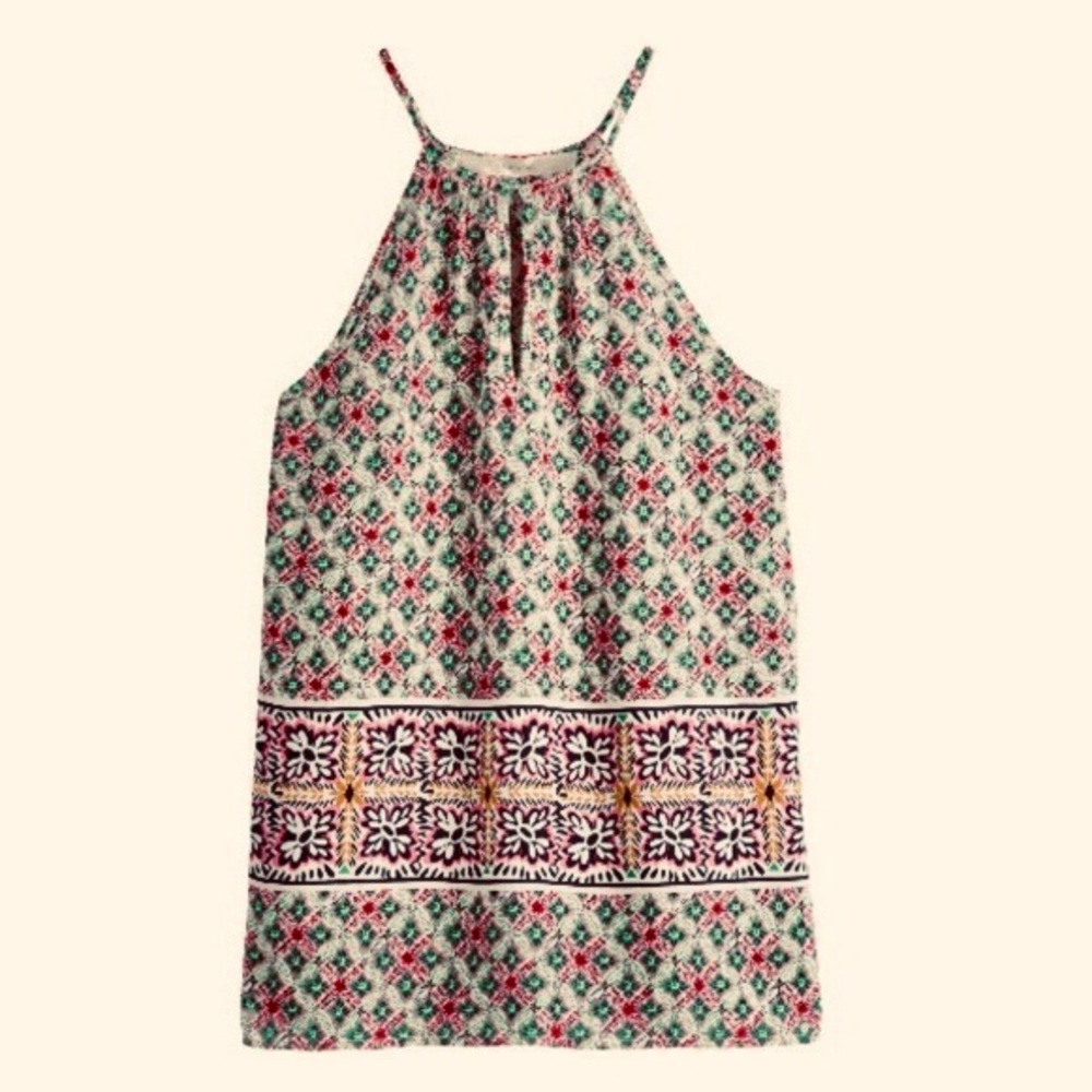 FUN2FUN Decker Spaghetti Strap Trapeze Halter Top